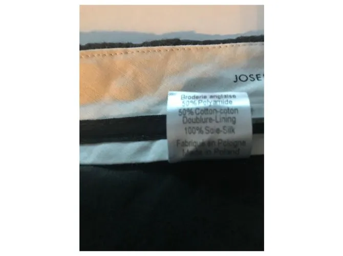 Joseph Pantalón con bordado de ojales Negro 