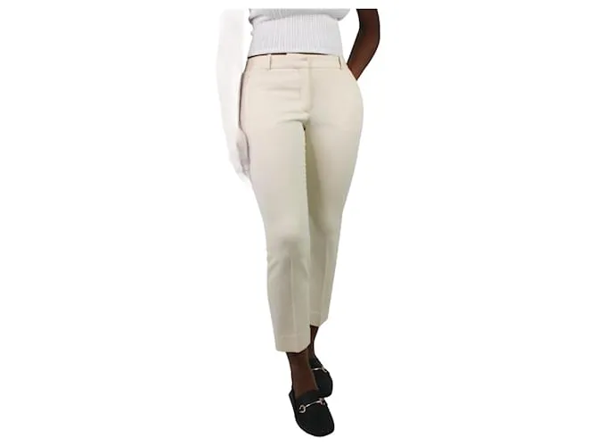 JOSEPH PANTALóN CREMA  TALLA FR 38 CRUDO 