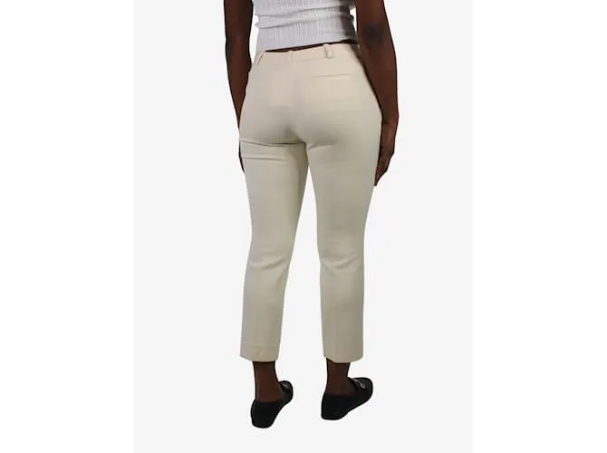 JOSEPH PANTALóN CREMA  TALLA FR 38 CRUDO 