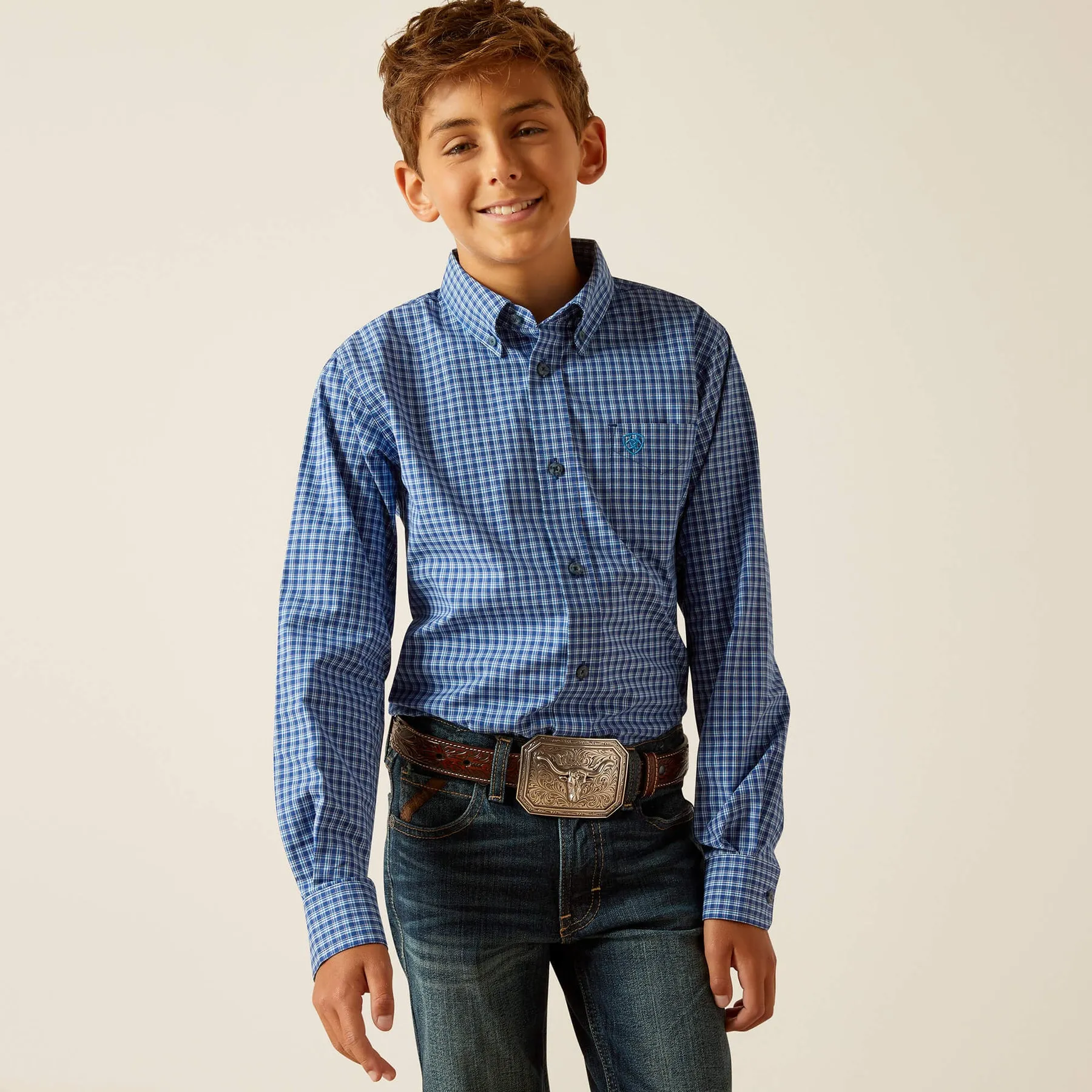 KID'S ARIAT PRO SERIES PERRIN CLASSIC FIT SHIRT
