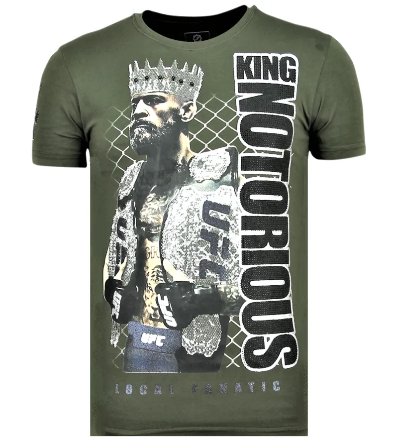 KING NOTORIOUS  CAMISETA  HOMBRE   VERDE