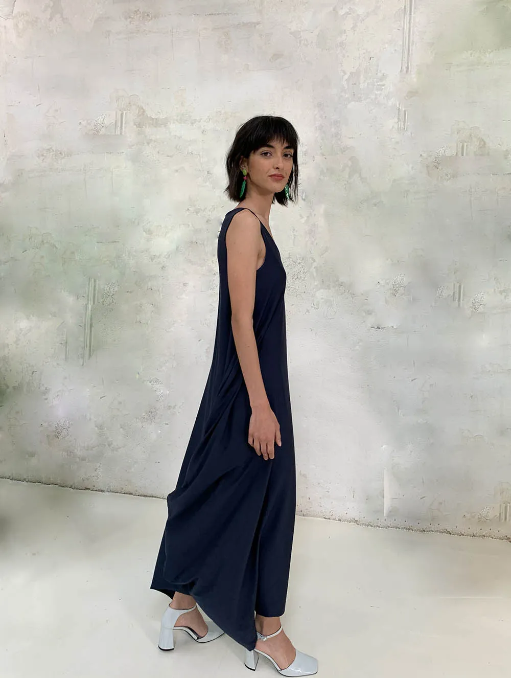 Kioto Dress Azul Prusia
