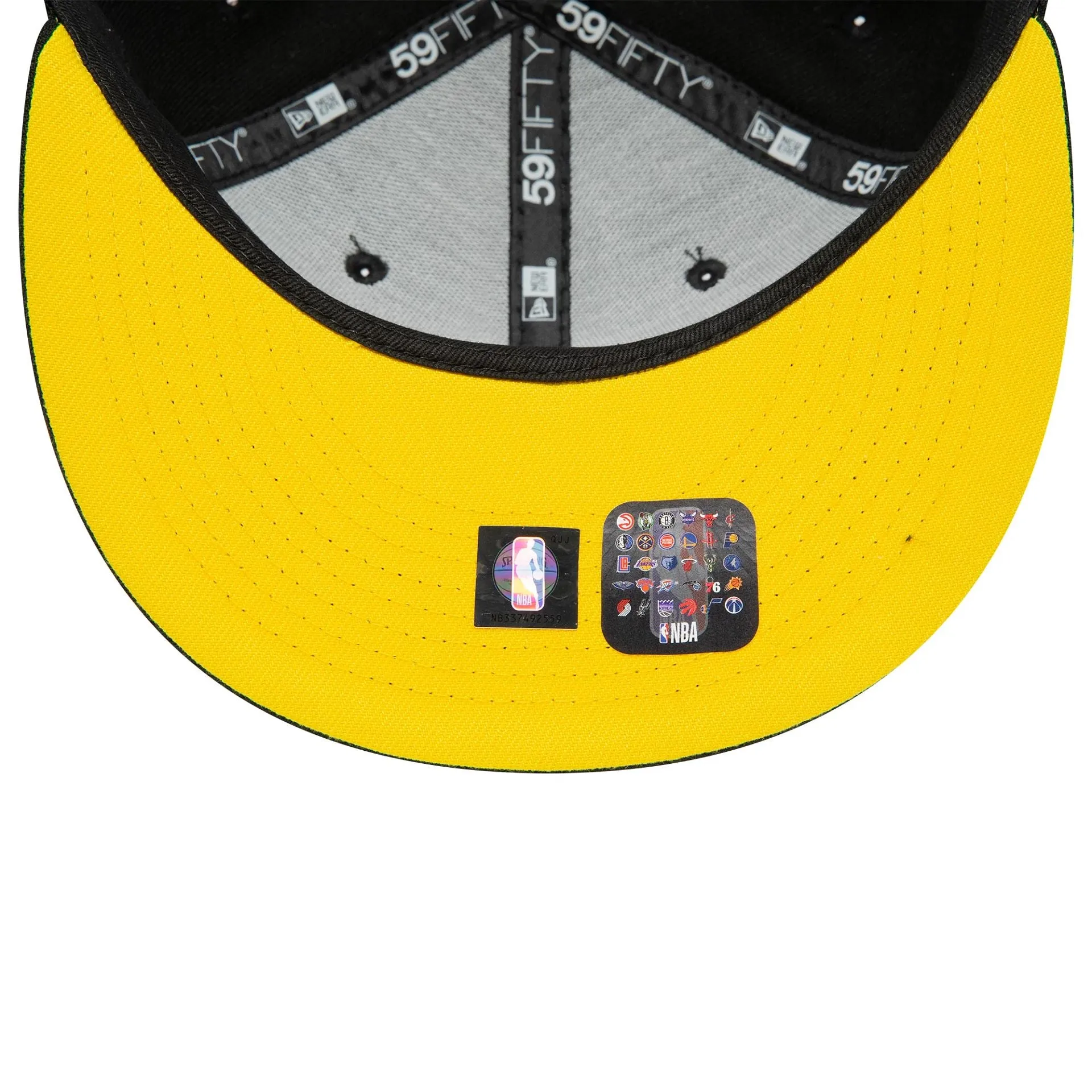 LA Lakers Canary NBA Lakers Legacy Black 59FIFTY Fitted Cap