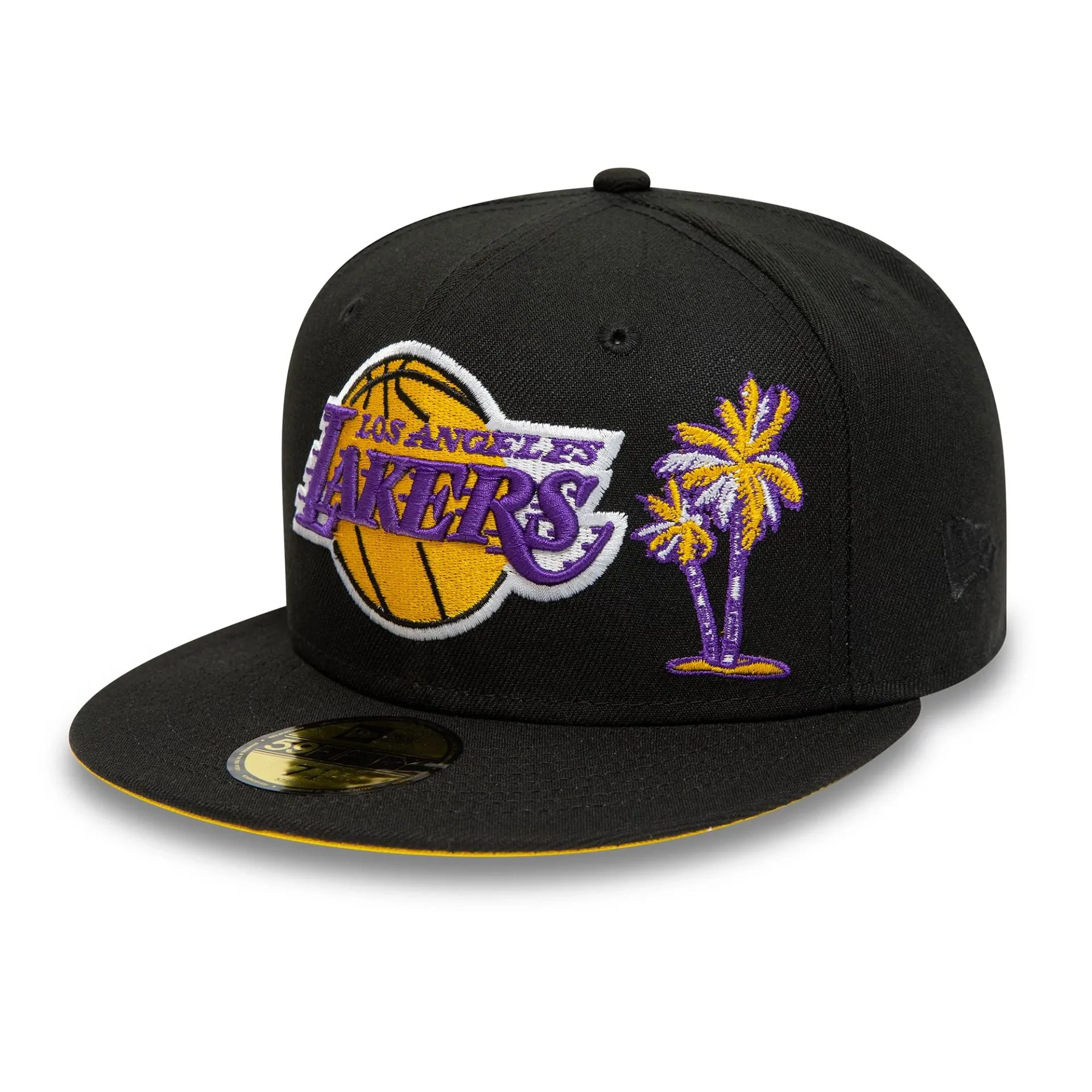 LA Lakers Canary NBA Lakers Legacy Black 59FIFTY Fitted Cap