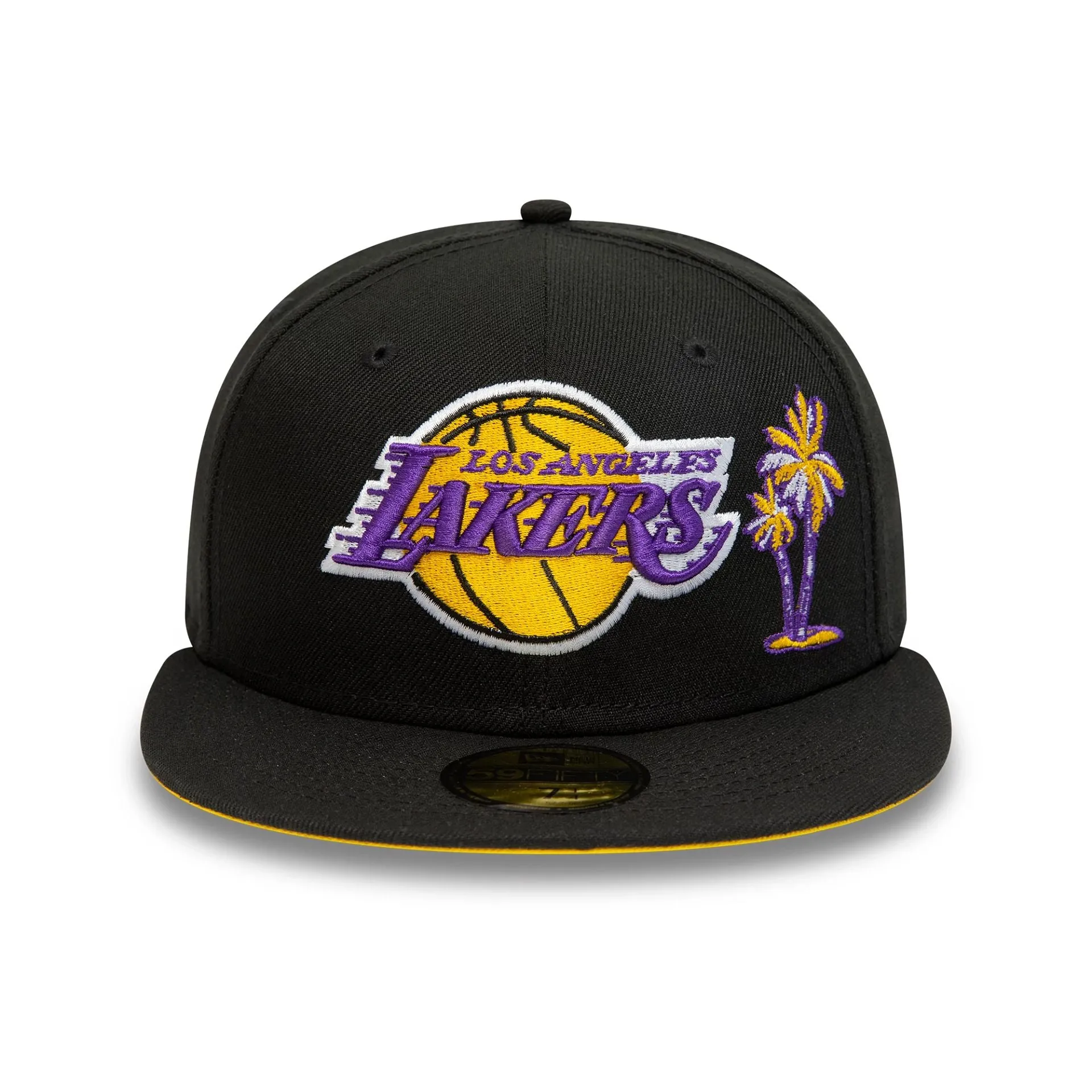 LA Lakers Canary NBA Lakers Legacy Black 59FIFTY Fitted Cap