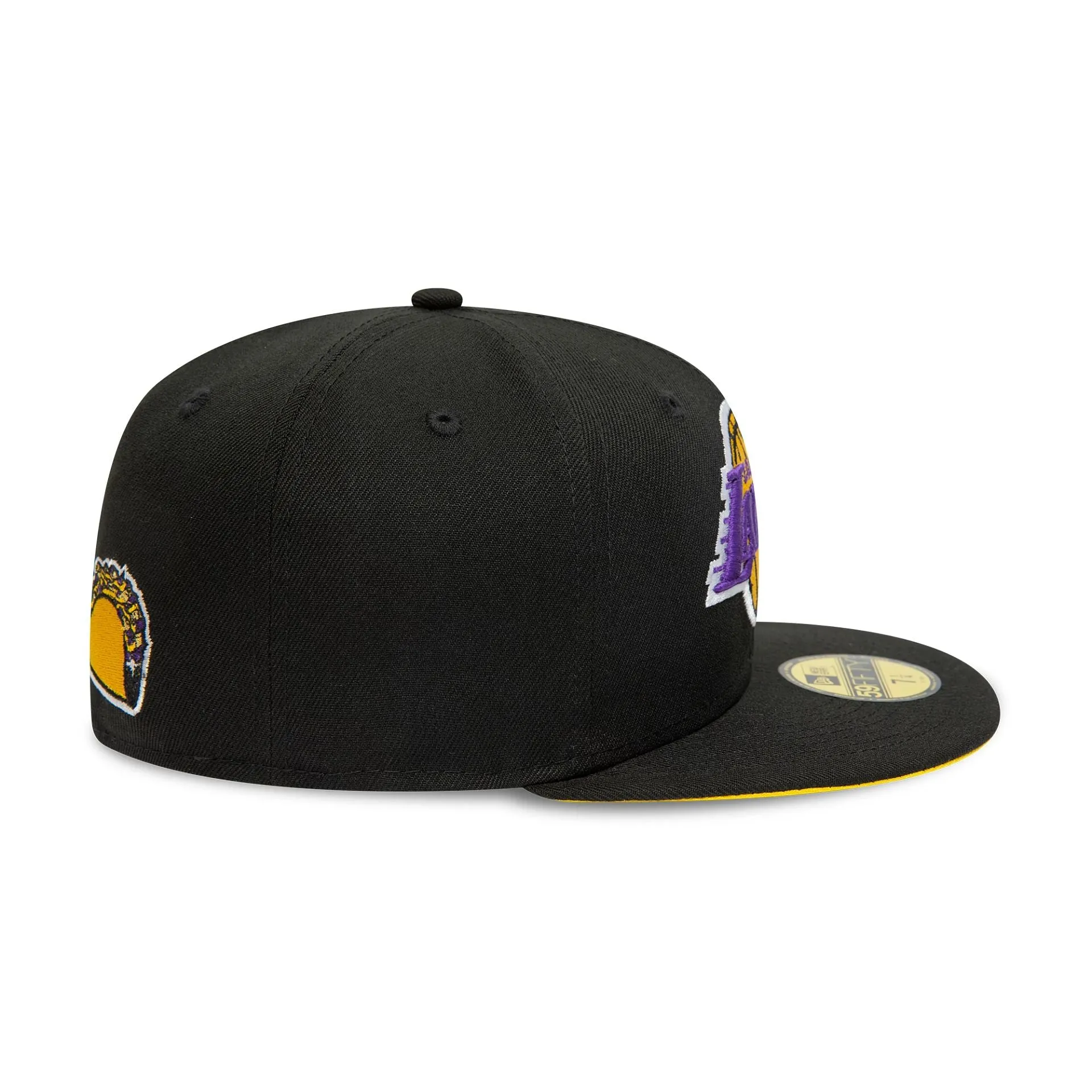 LA Lakers Canary NBA Lakers Legacy Black 59FIFTY Fitted Cap