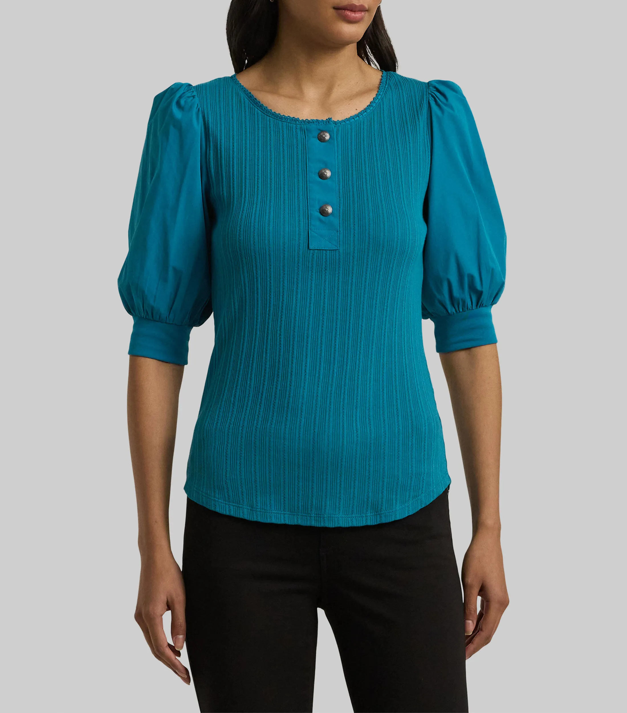 Lauren Ralph Lauren Blusa manga corta Mujer