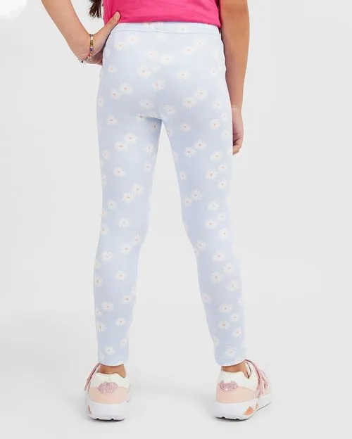Legging Pack x 2 Niña Bella Celeste Claro / Azul Marino