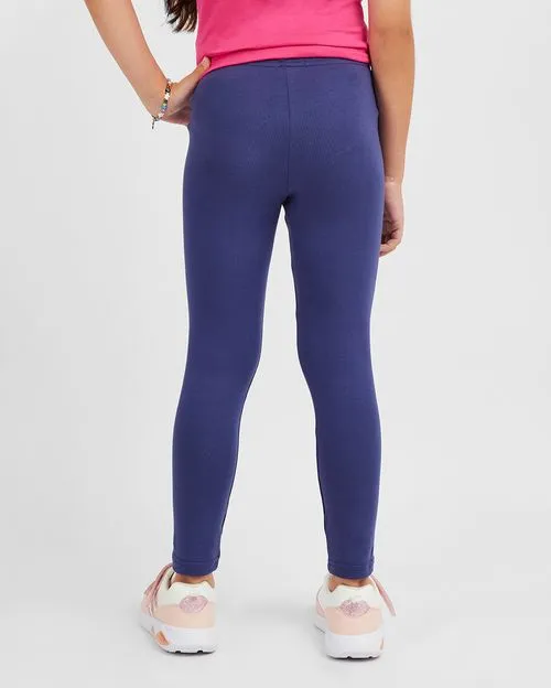 Legging Pack x 2 Niña Bella Celeste Claro / Azul Marino