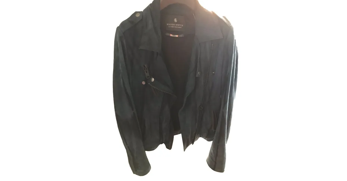 Maison Scotch Perfecto Azul marino 