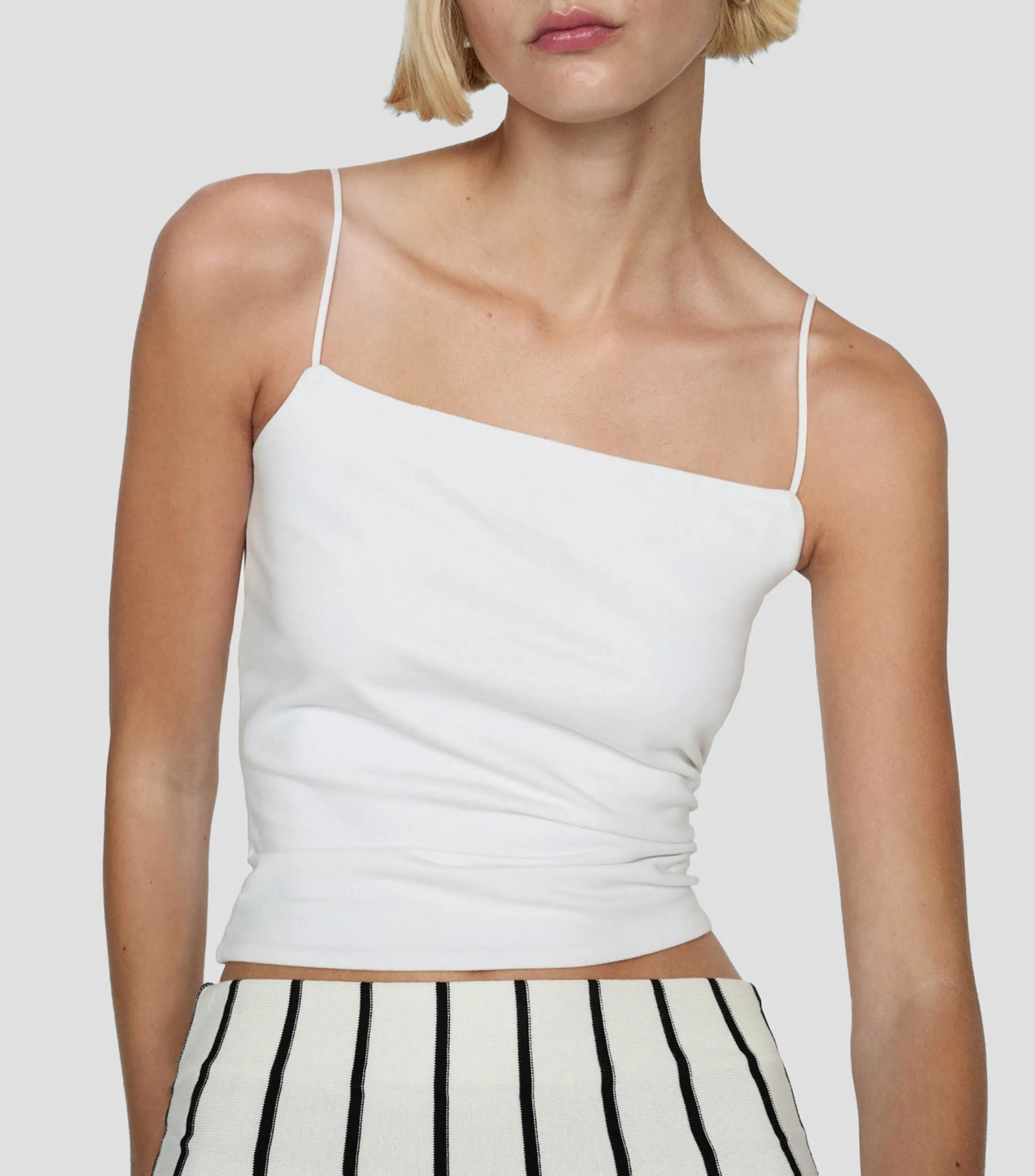 Mango Top Sin Mangas Mujer