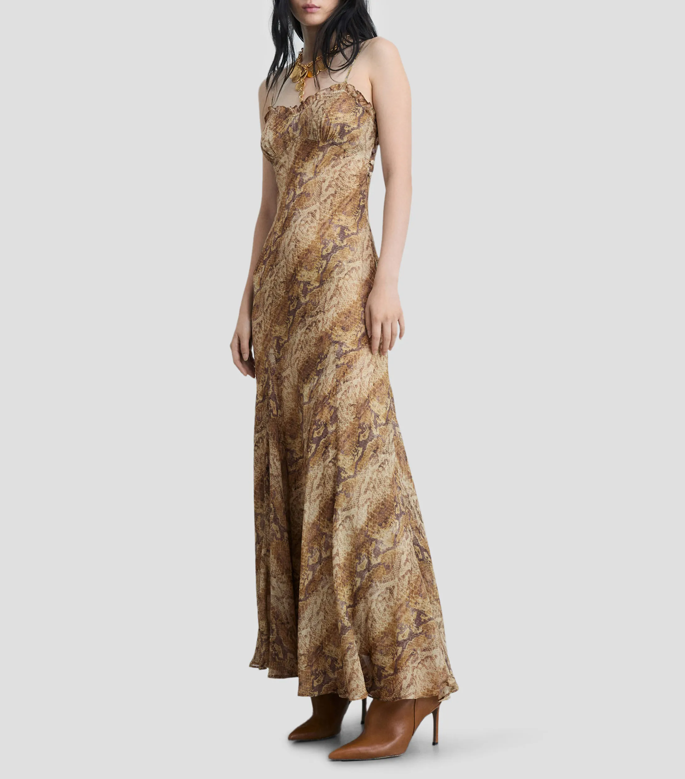 Mango Vestido largo Mujer
