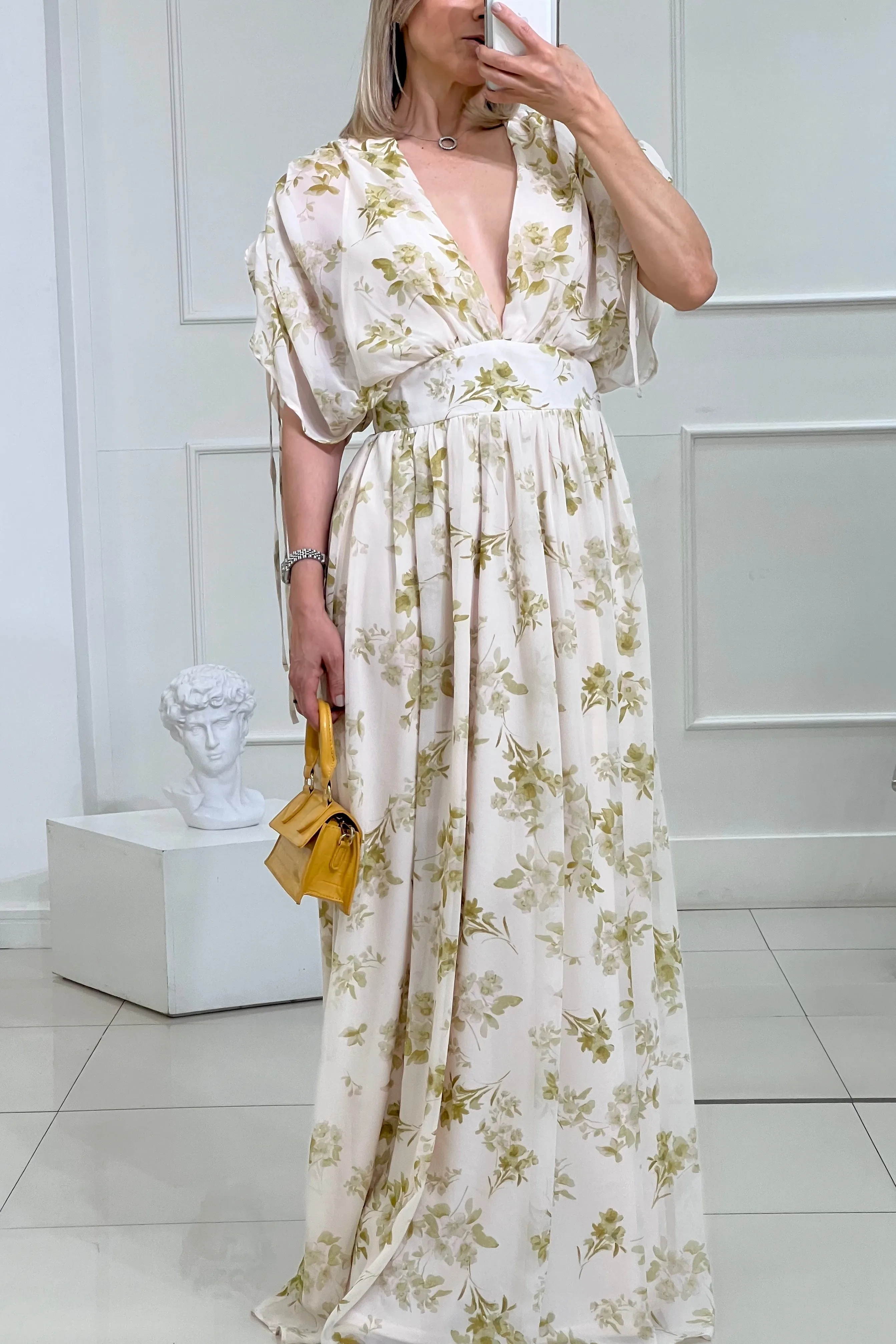 MAXI VESTIDO CORTE CINTURA