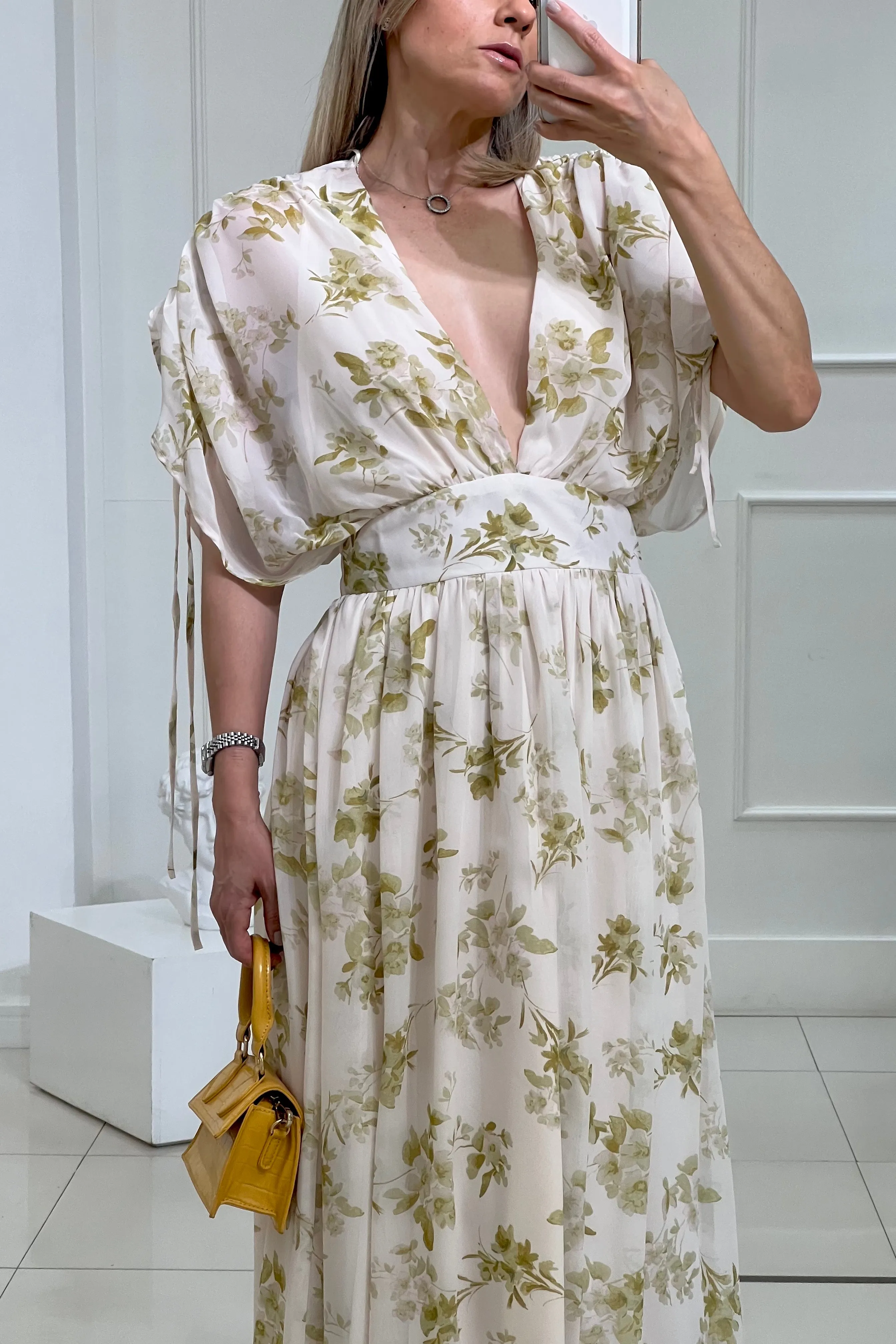 MAXI VESTIDO CORTE CINTURA