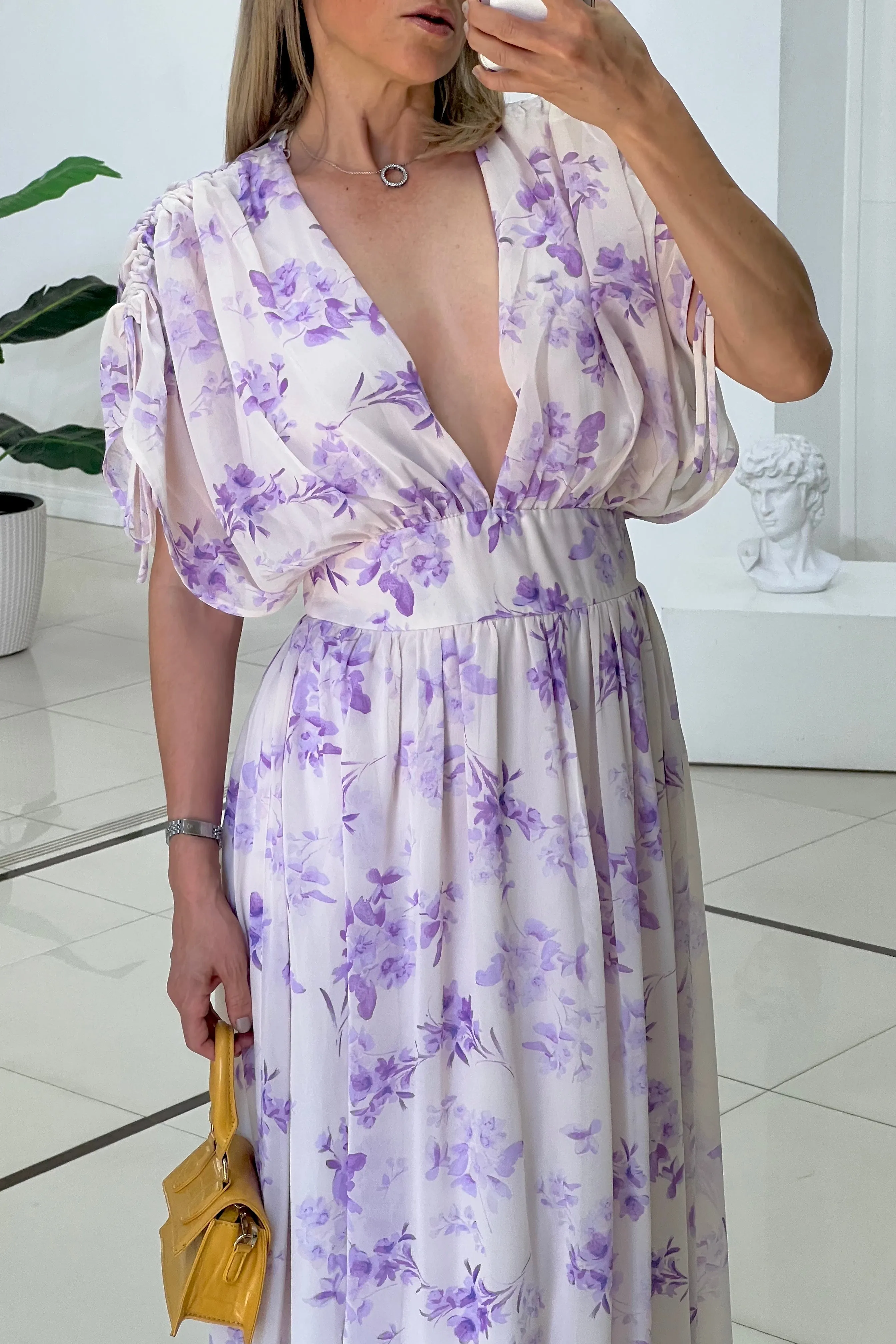 MAXI VESTIDO CORTE CINTURA