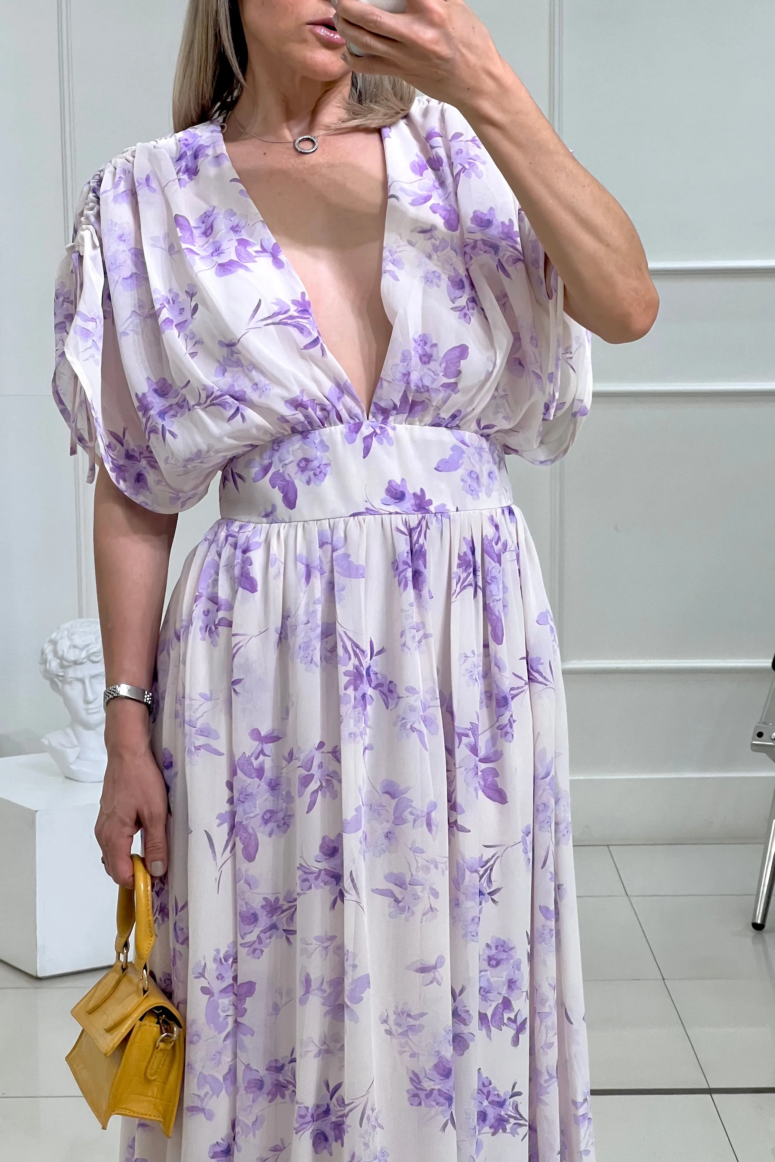 MAXI VESTIDO CORTE CINTURA