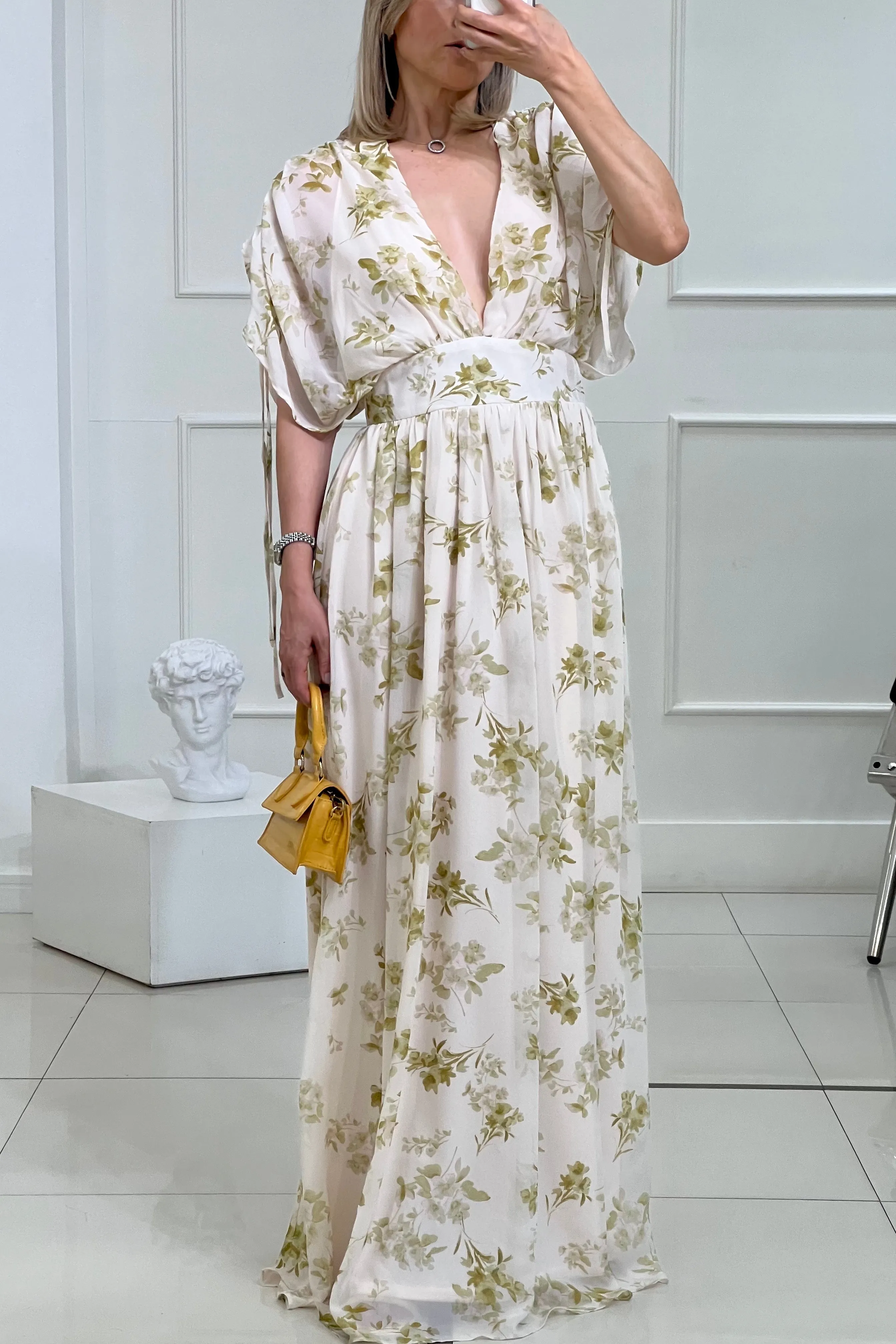 MAXI VESTIDO CORTE CINTURA