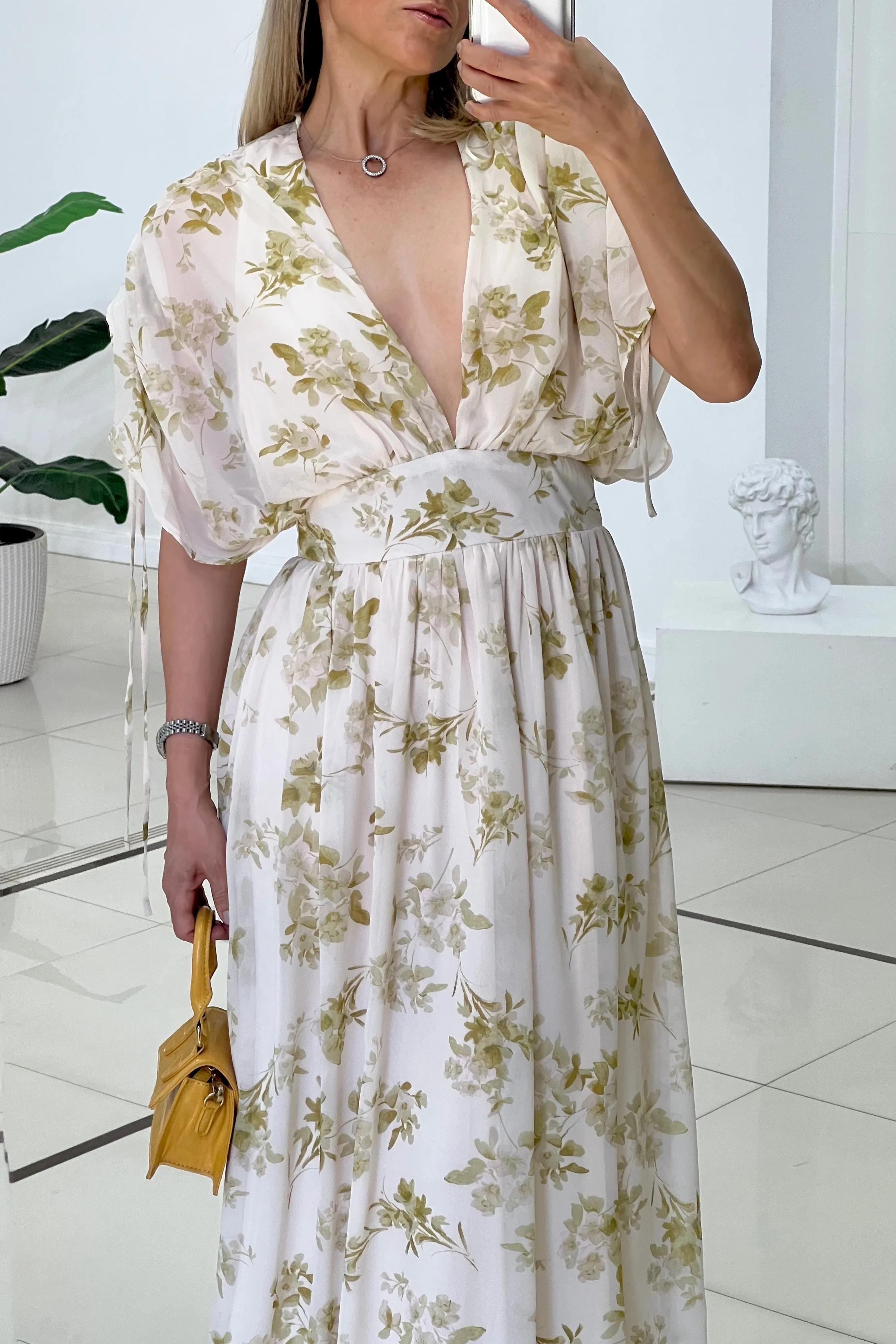MAXI VESTIDO CORTE CINTURA