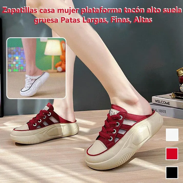 Medias pantuflas con punta cerrada para mujer
