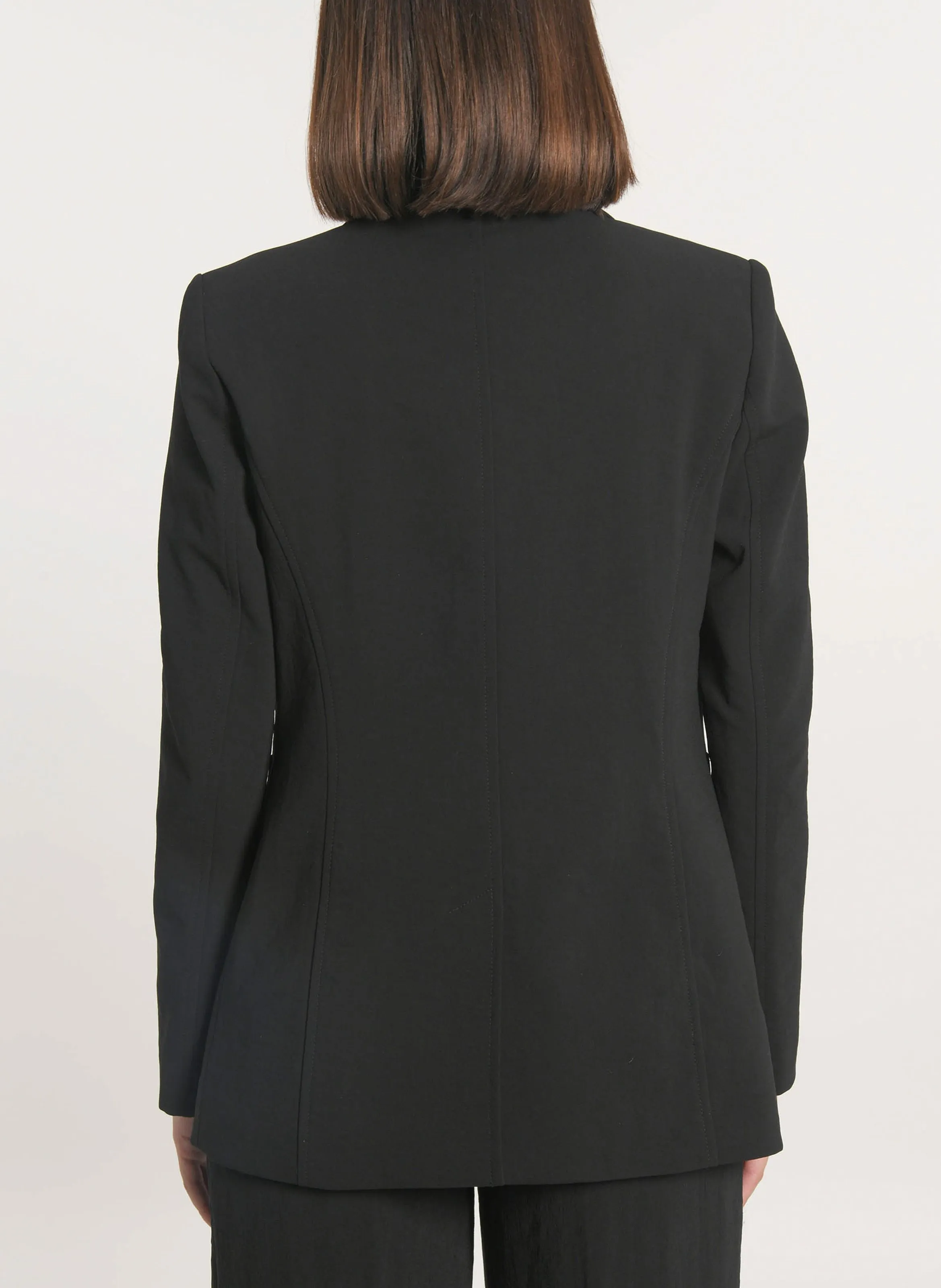 MIKA  CHAQUETA DE SASTRE AJUSTADA EN NEGRO