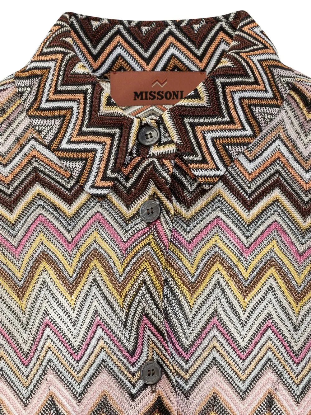 MISSONI Shirt with Zig Zag Pattern