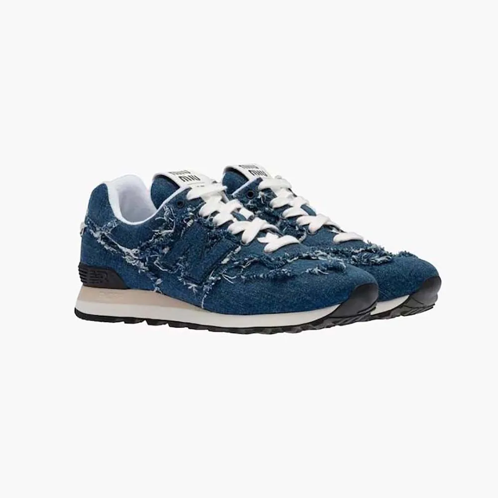 MIU MIU MUJER NEW BALANCE 574 X MIU MIU ZAPATILLAS DENIMAZUL