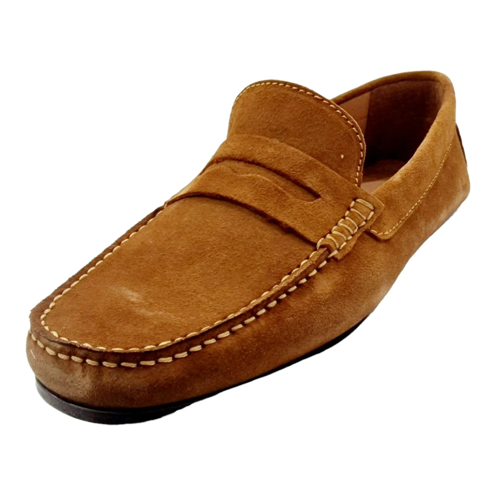 MOCASIN DRIVER HOMBRE ANTIFAZ SERRAJE CAMEL