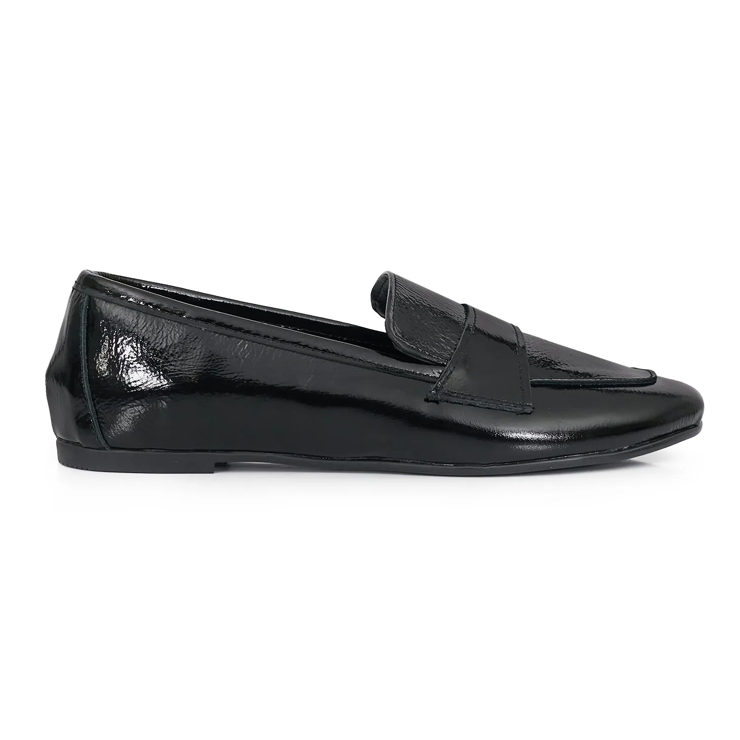 MOCASIN LORETO NEGRO CHAROL