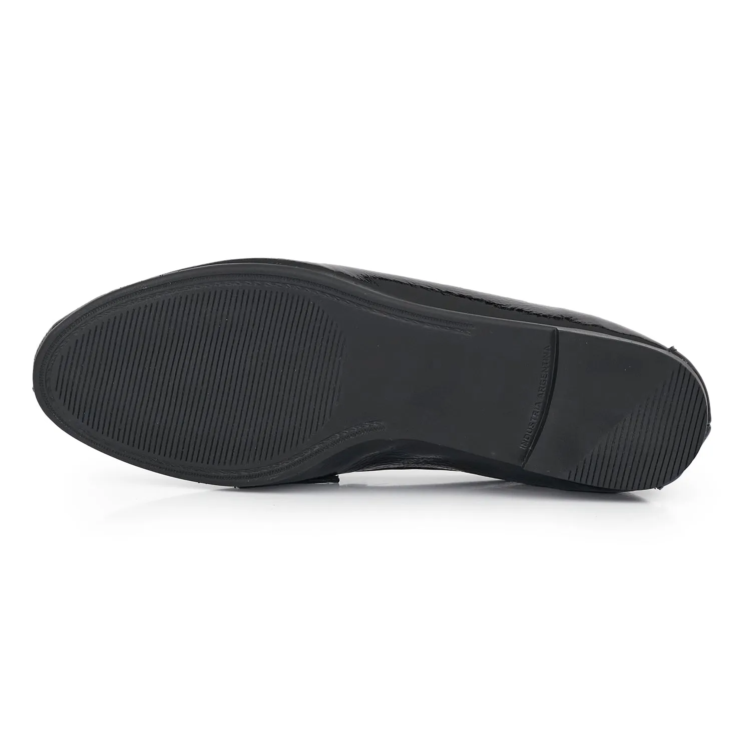 MOCASIN LORETO NEGRO CHAROL