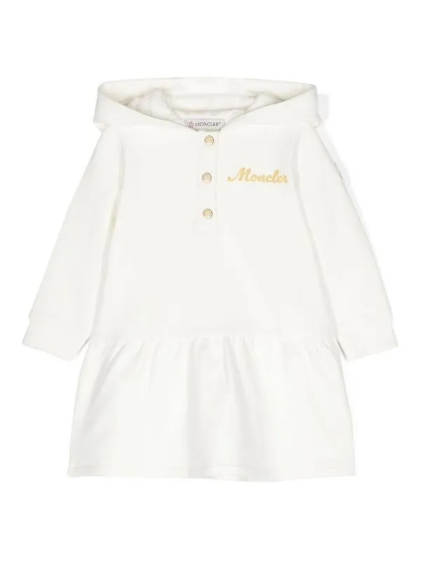 MONCLER VESTIDO MIDI  BLANCO