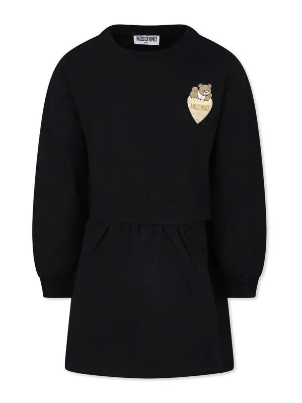 MOSCHINO VESTIDO LARGO  NEGRO