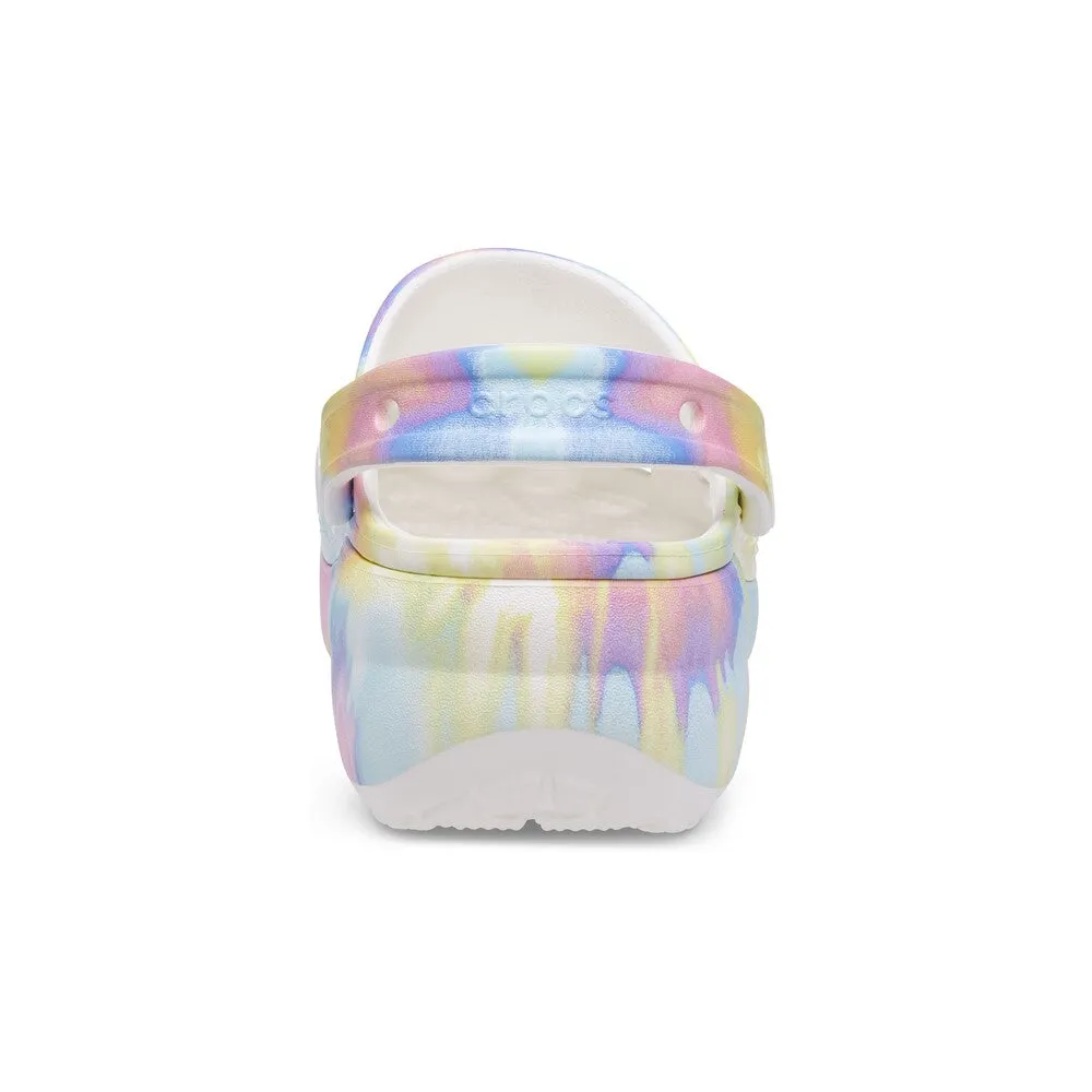 Mujer | Classic Platform Tie Dye Graphic Clog