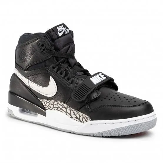 N370O jordan legacy 312 Black White JORDAN LEGACY 312 'BLACK CEMENT'