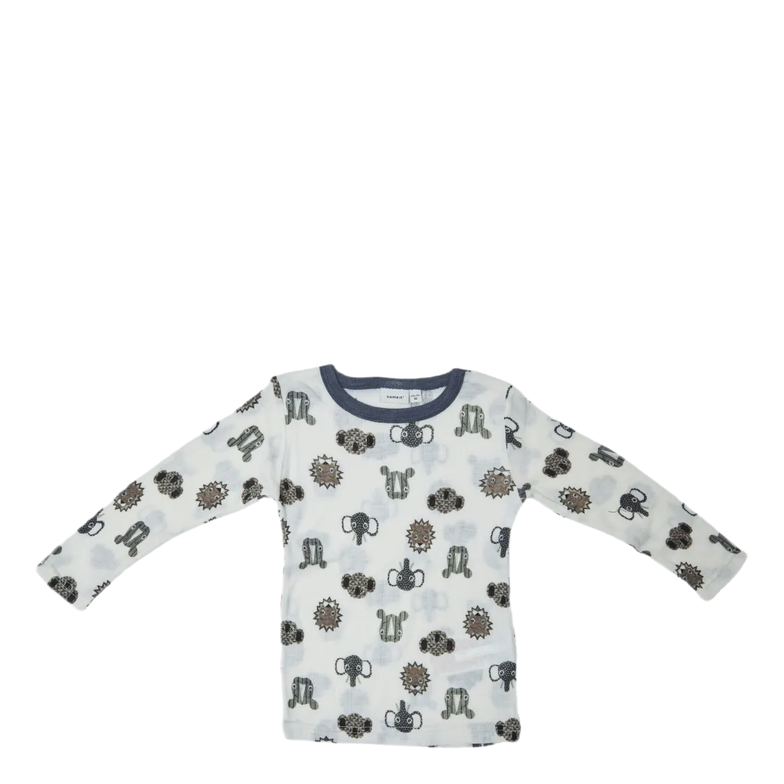 Name It Wang Wool Needle Ls Top White