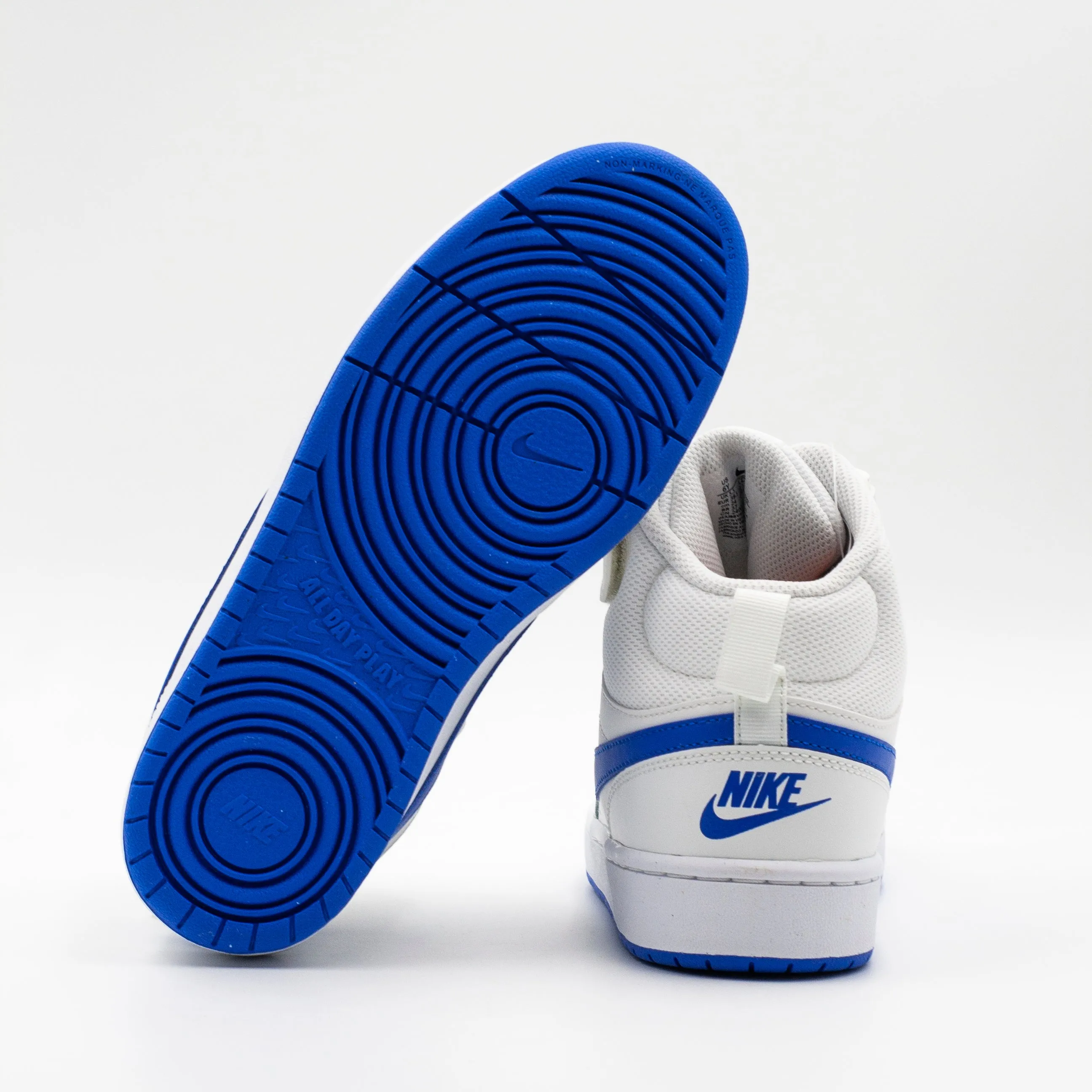 Nike Court Borough MID Blanco Azul