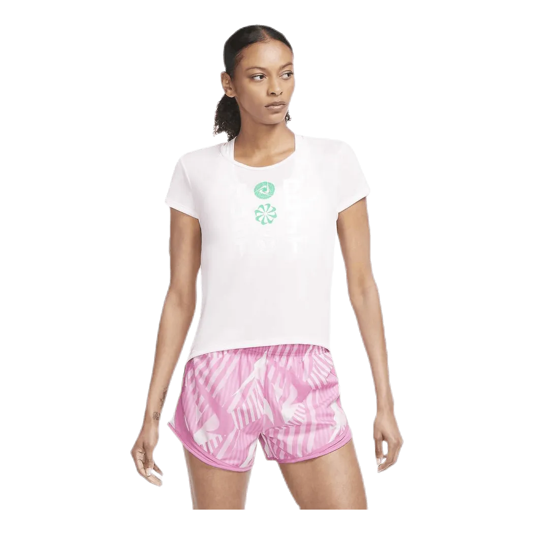 Nike Icon Clash SS Top Pink/White