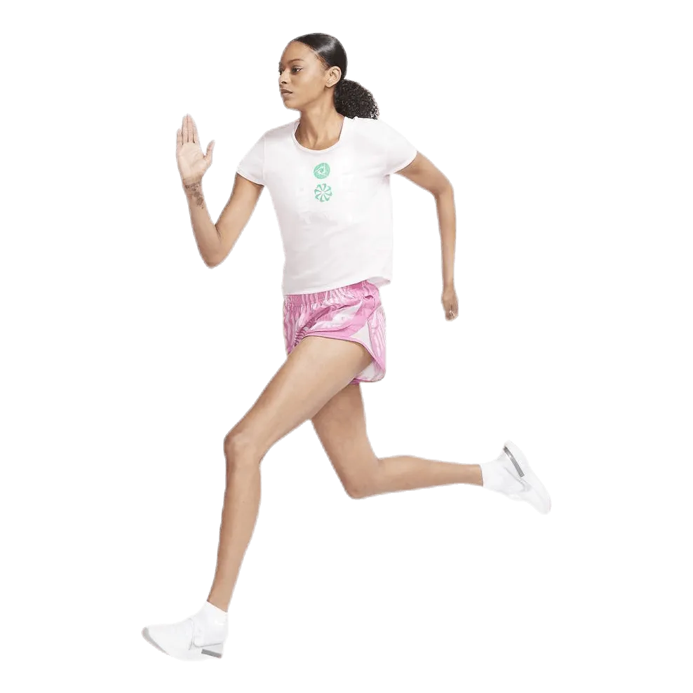 Nike Icon Clash SS Top Pink/White