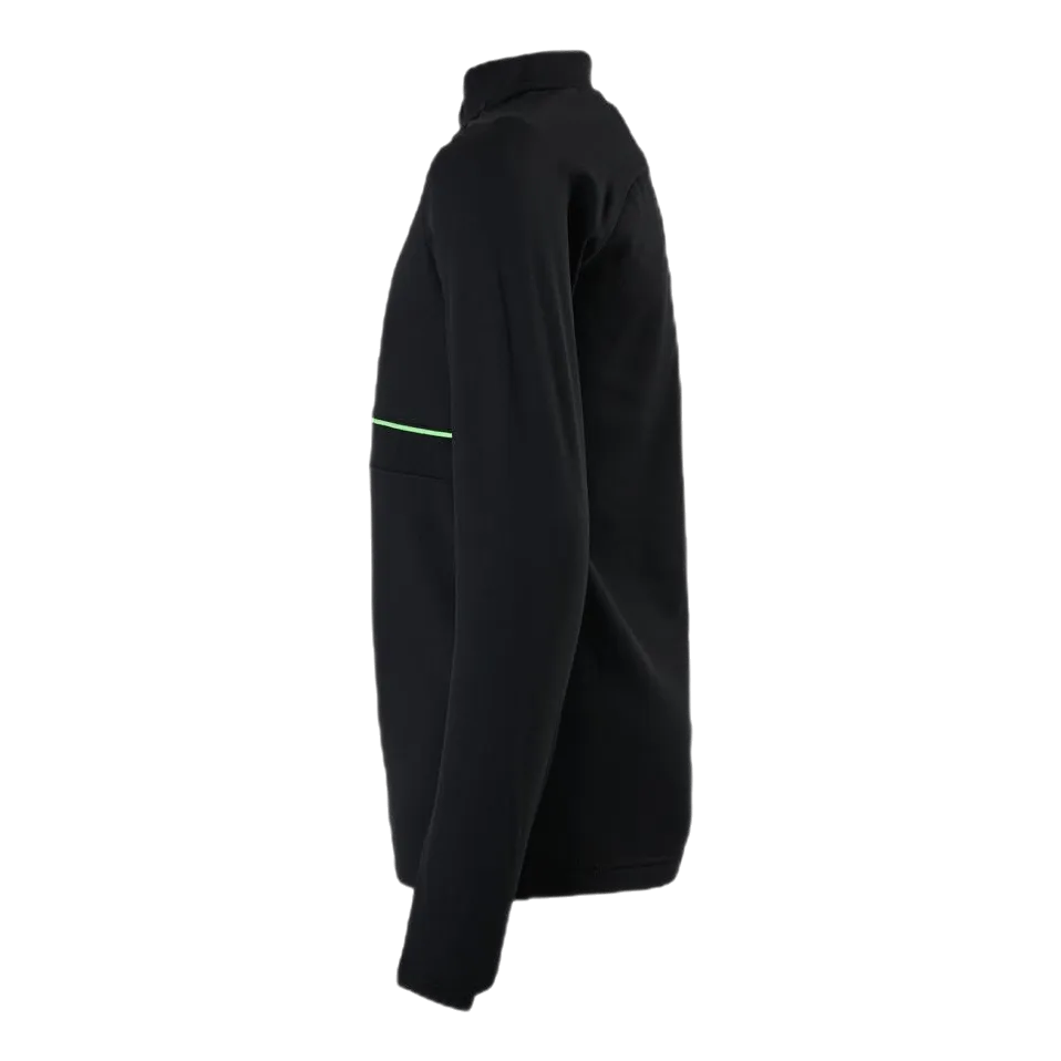 NIKE JUNIOR DRIFIT ACADEMY 21 DRILL TOP GREEN/BLACK
