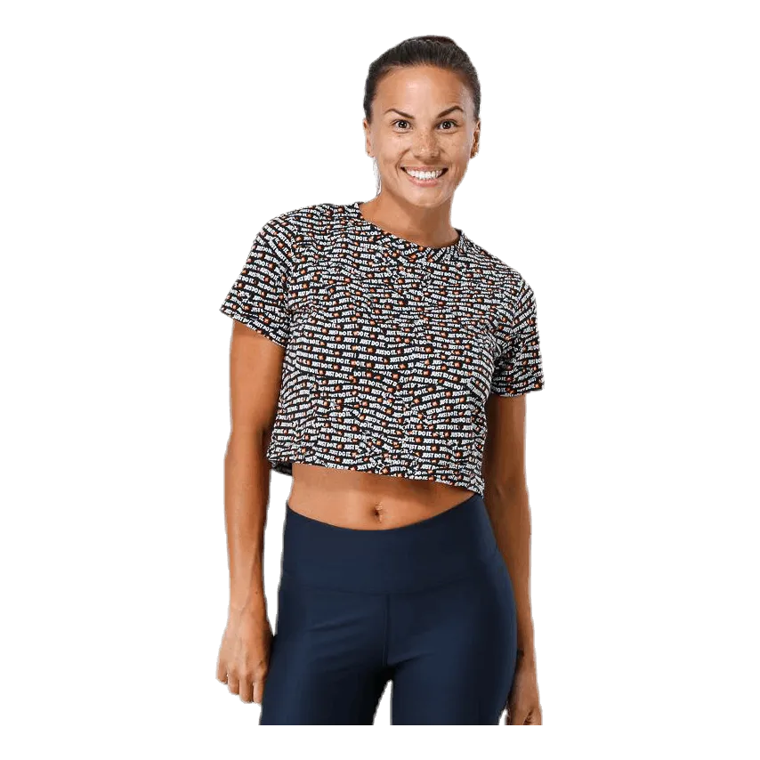 Nike Just Do It Crop Top SS Patterned