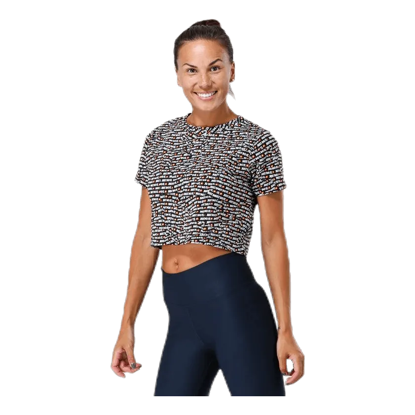 Nike Just Do It Crop Top SS Patterned