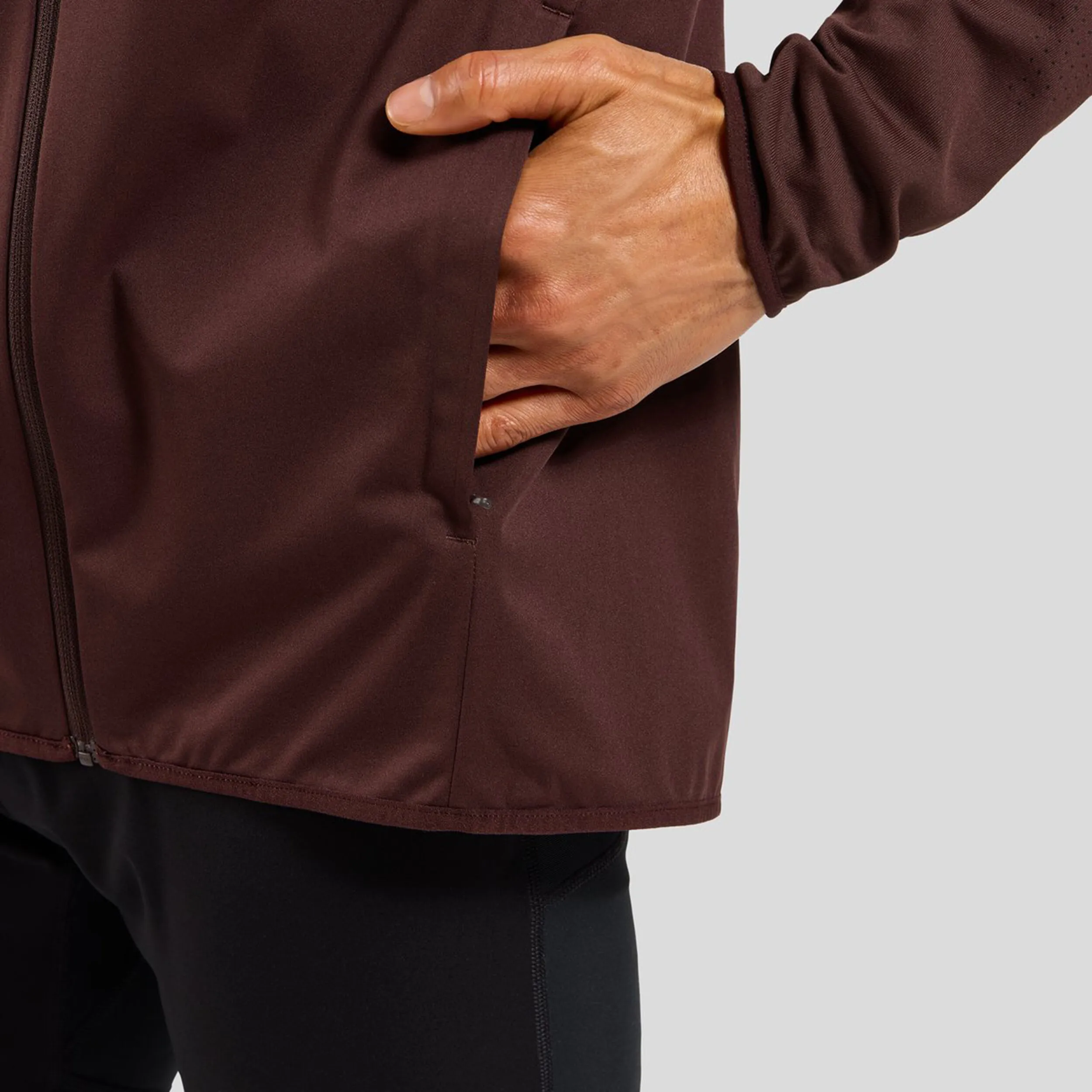 Odlo Zeroweight Warm Hybrid Chaqueta Para Correr Hombres