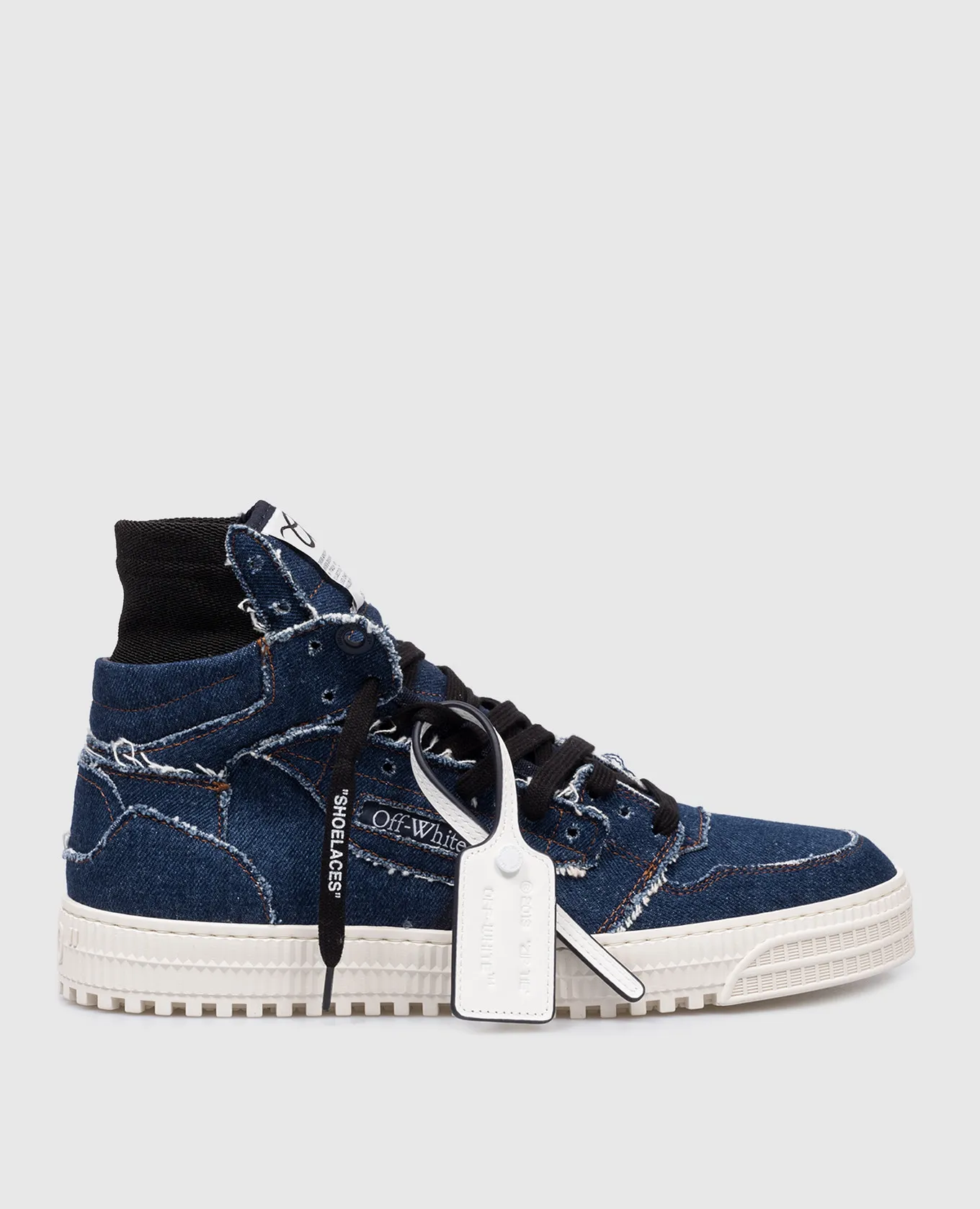 OFFWHITE BLUE HITOPS 3.0 OFF COURT