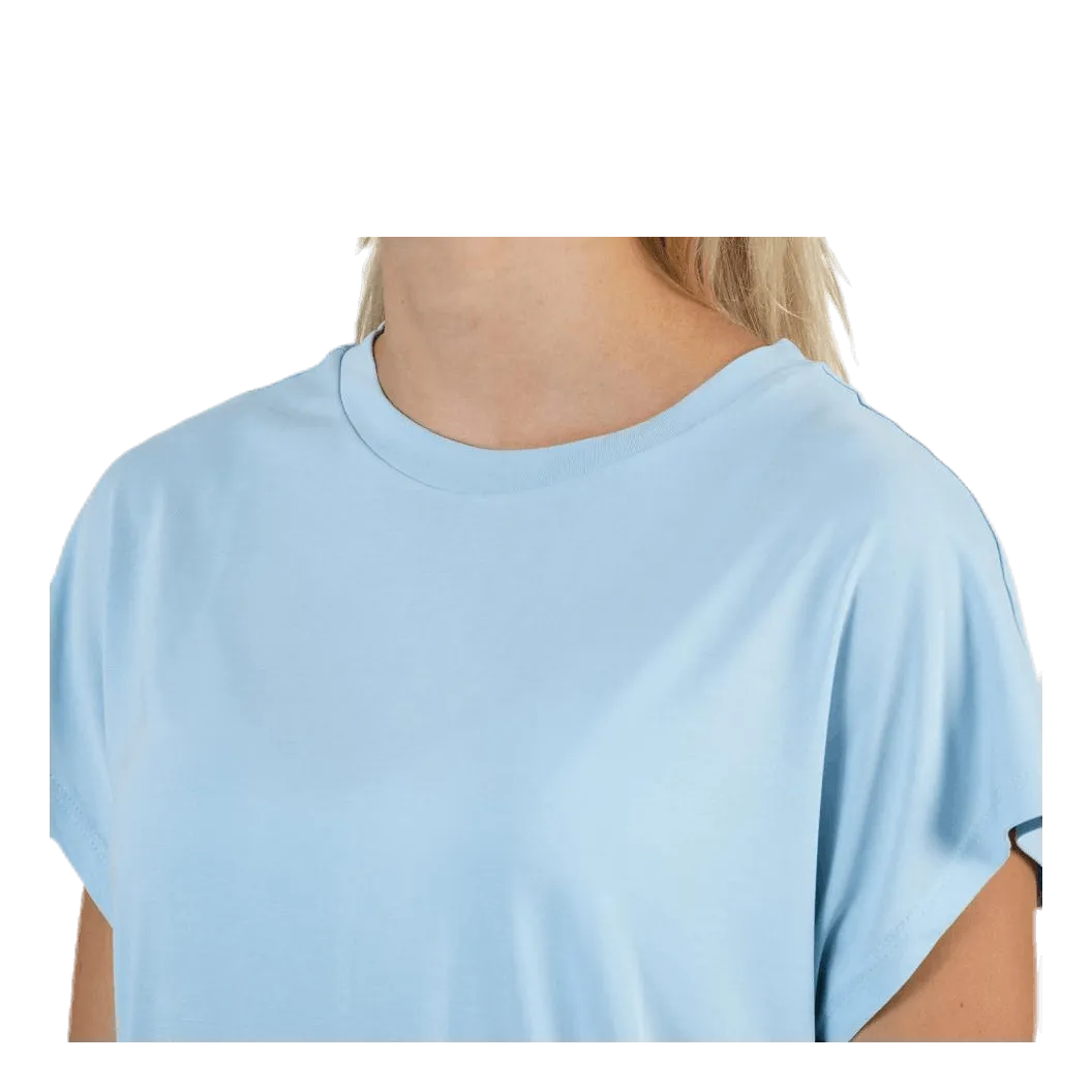 ONLY FREE LIFE S/S ONECK TOP JRS BLUE
