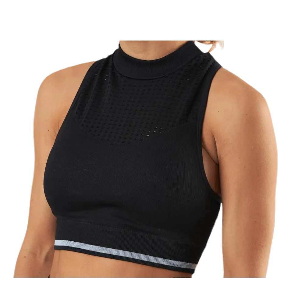 Only Play Aila Circular Sports Top Black
