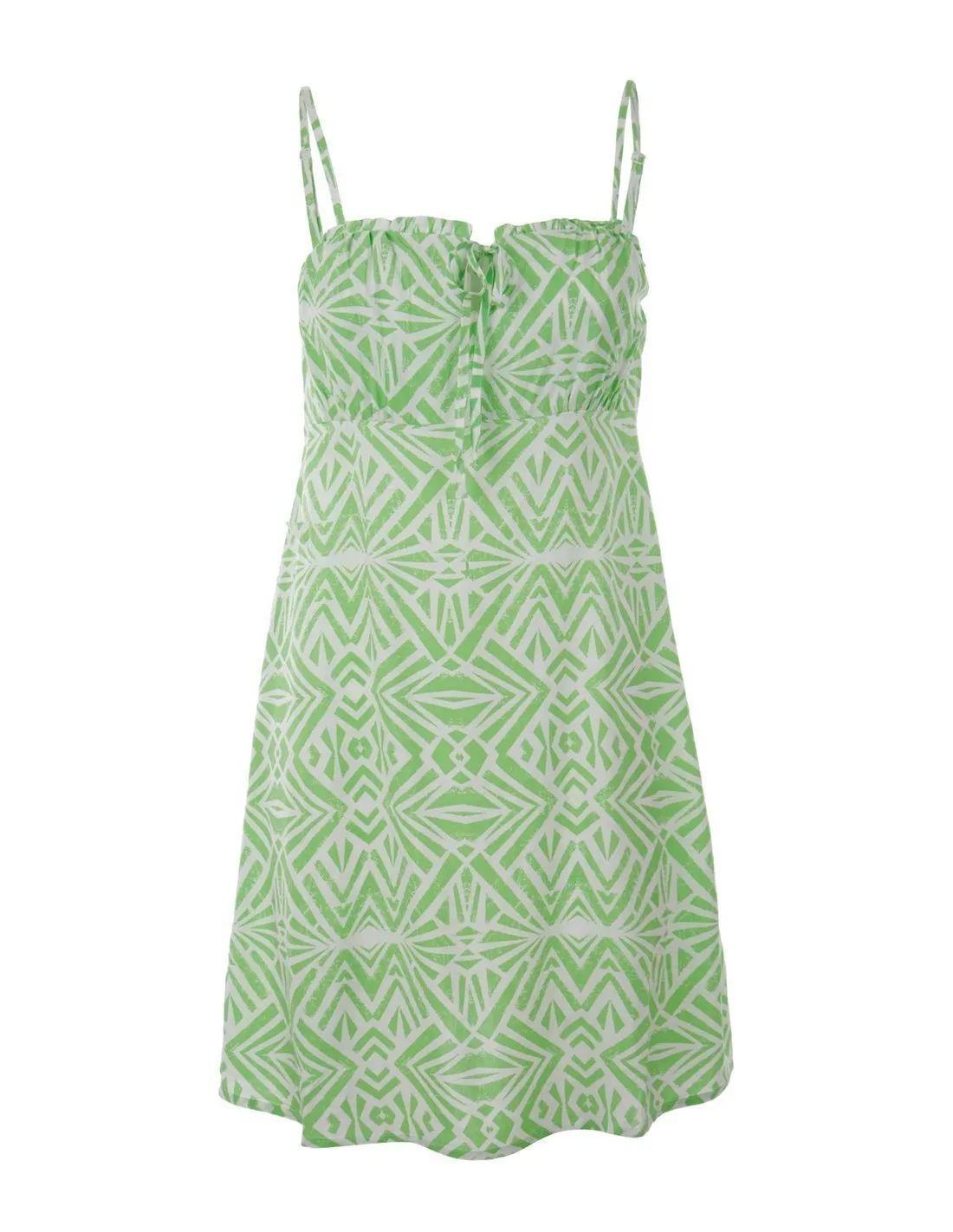 ONLY  VESTIDO BLANCO Y VERDE ONLNOVA LIFE MUJER