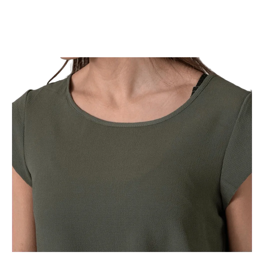 Only Vic S/S Solid Top Black