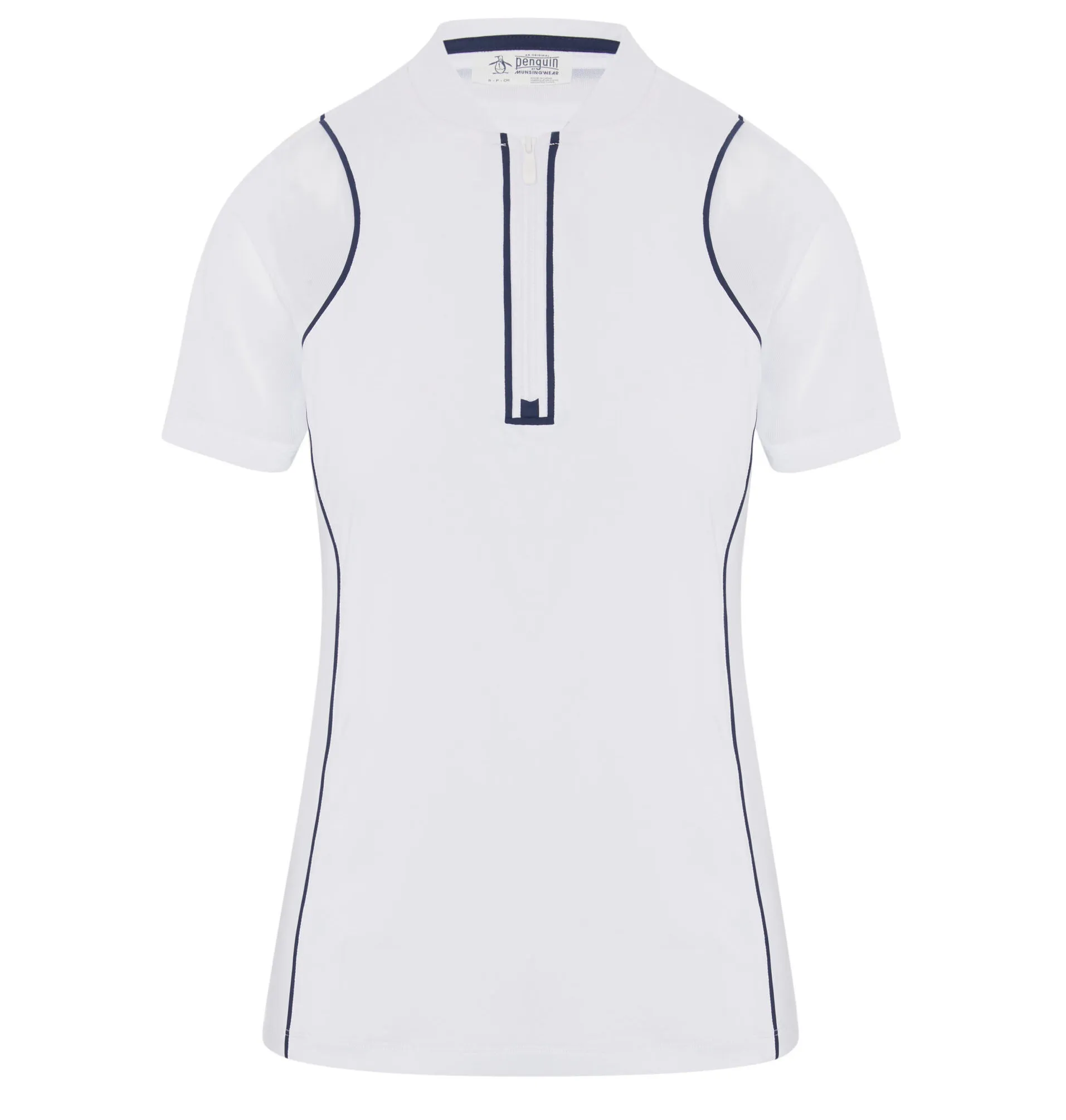 ORIGINAL PENGUIN GOLF SS ZIP FRONT TOP WIT SHIRT  OTHER DAMEN