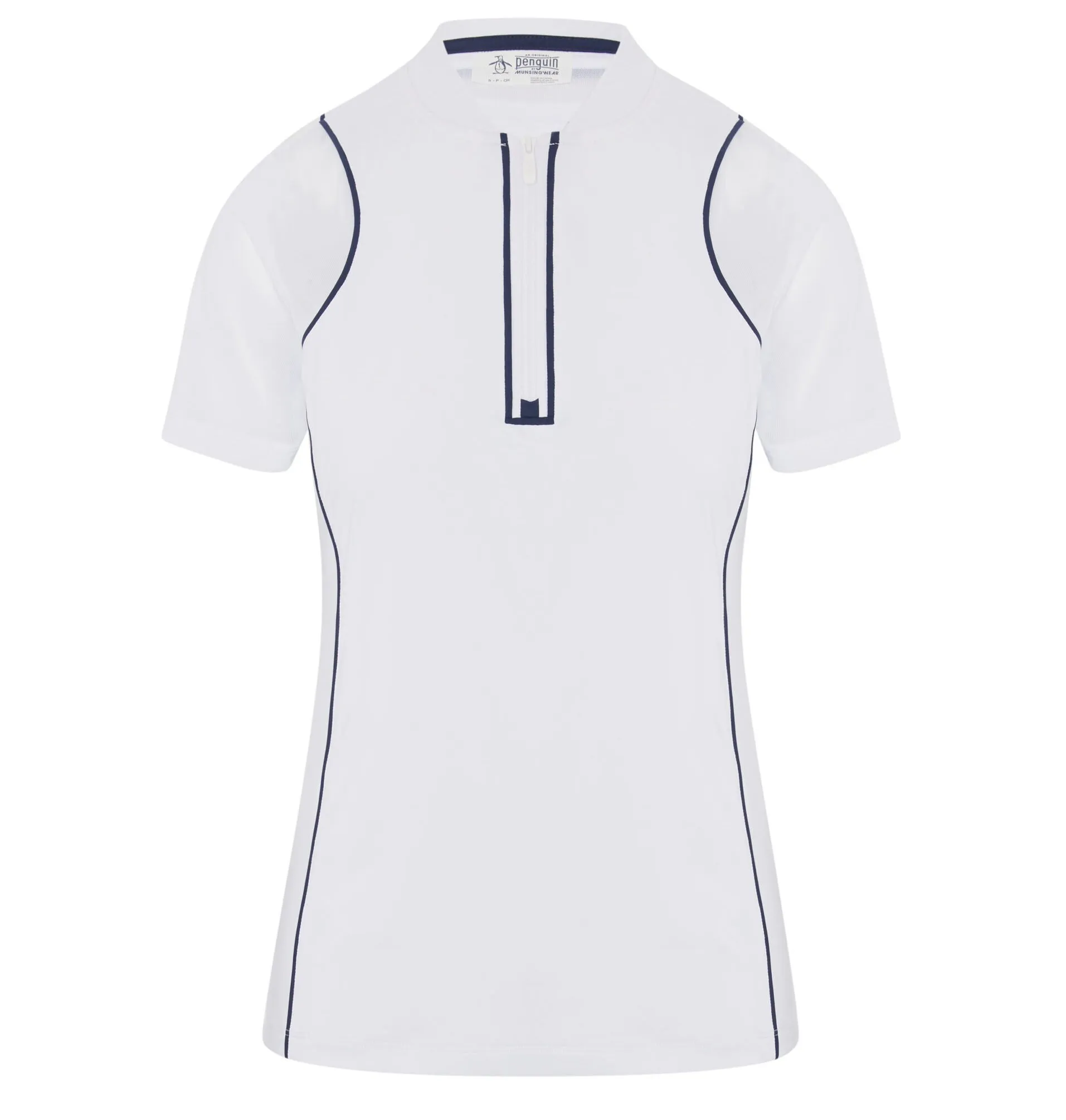 ORIGINAL PENGUIN GOLF SS ZIP FRONT TOP WIT SHIRT  OTHER DAMEN