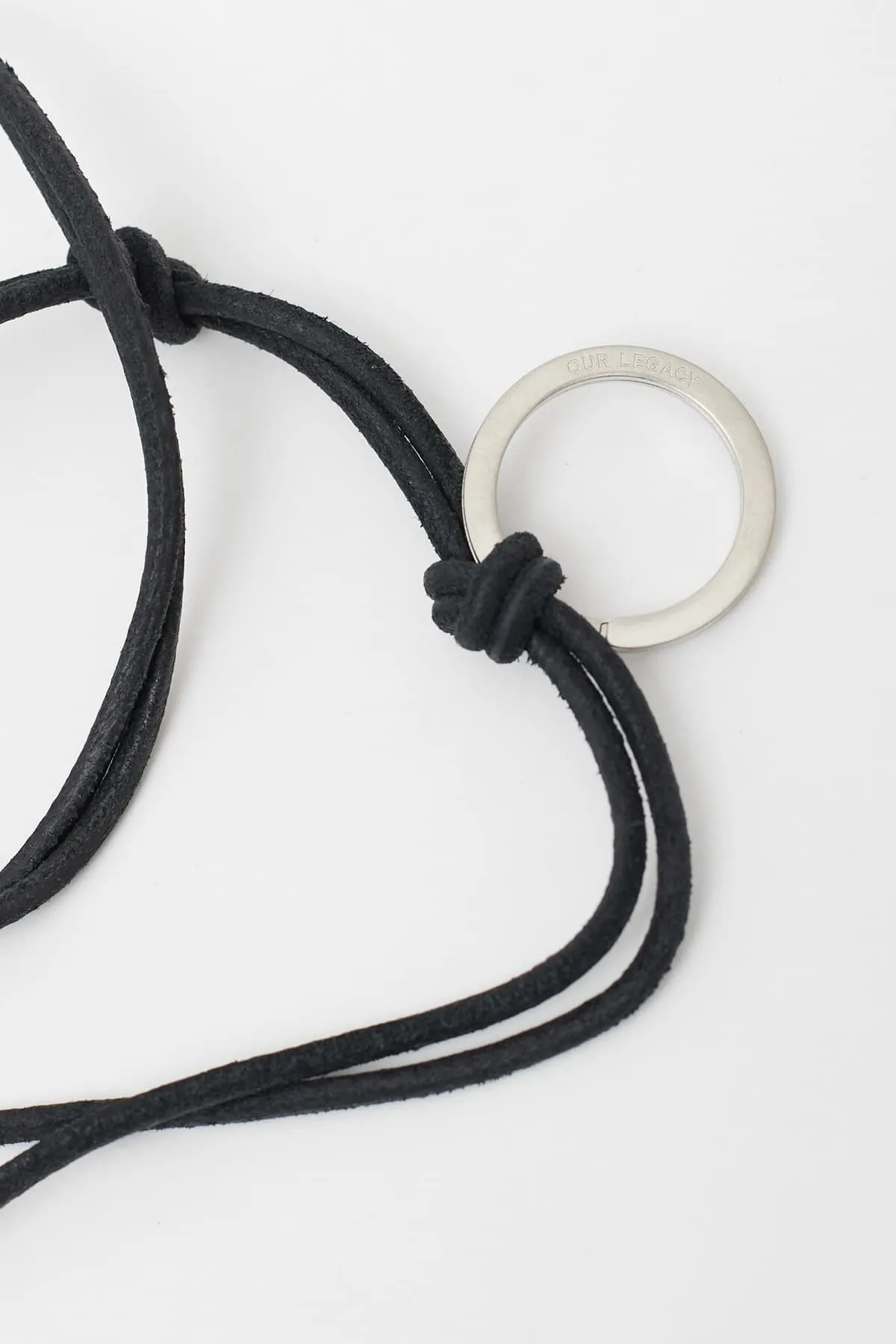 OUR LEGACY BLACK LADON LEATHER NECKLACE