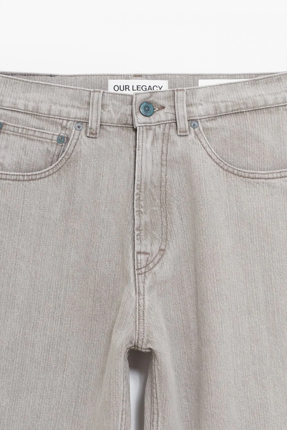 OUR LEGACY CONCRETE CHAIN TWILL THIRD CUT TROUSER